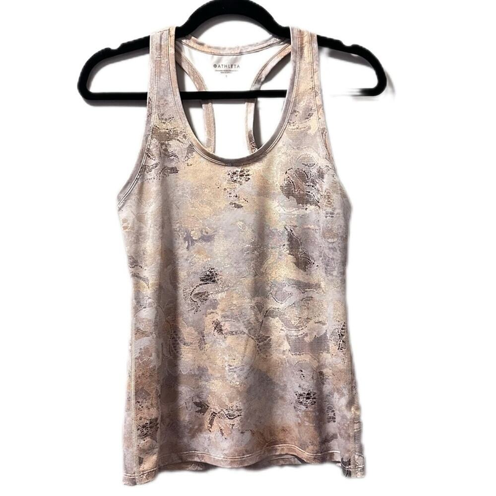 Athleta shanti gilded racerback Tank Top